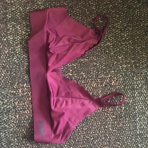 Maroon bra